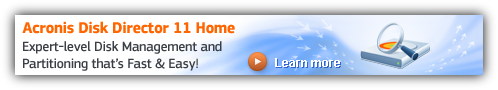 Acronis Disk Director 11 Home Coupon Code 15% Discount $42.49