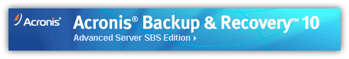 Acronis Backup & Recovery 10 Advanced Server Small Business Server